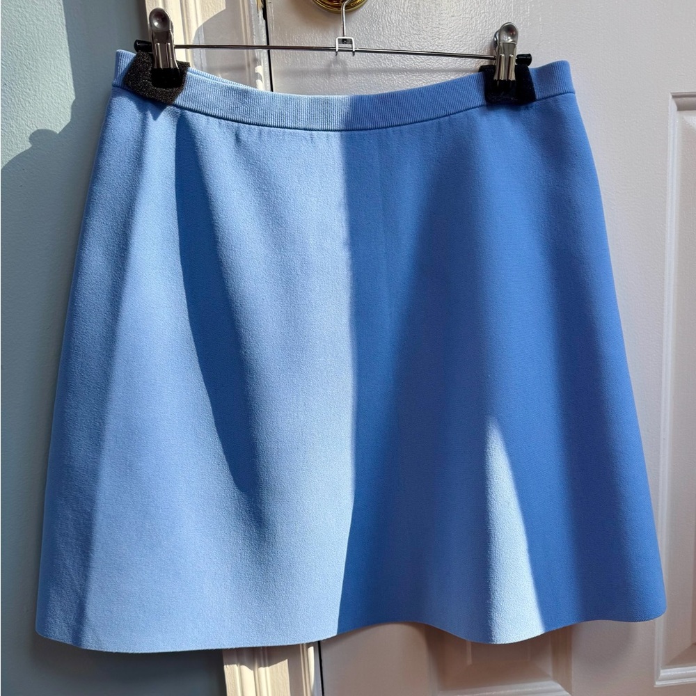 Theory Light Blue Skater Skirt